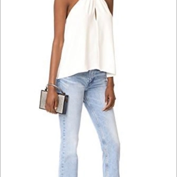 Amanda Uprichard White Halter Top - Picture 2 of 3